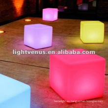 Club de noche de cambio de color de 40cm RGB, Mesa de cubo LED de fiesta